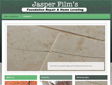 Tablet Screenshot of jasperfilmlab.com